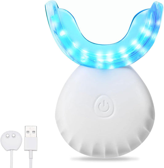 Teeth Whitening Light,10X More Powerful Blue Led Light Connected with USB, Non-Battery Teeth Whitening LED Light in Home Use